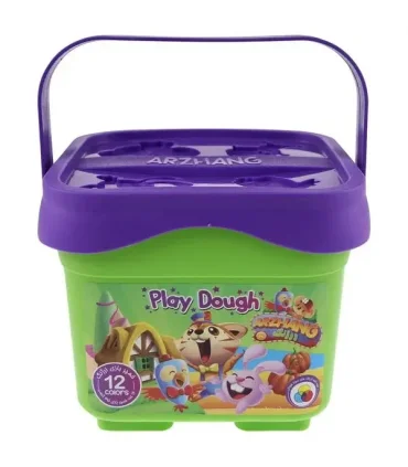 خمیر بازی 12 رنگ سطلی ارژنگ کد: 1302 | ارژنگ |6260297113027