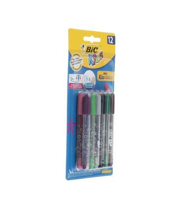 ماژیک 12 رنگ KIDS بیک ( MINI KID COULEUR) | بیک |3086126684673