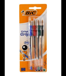 خودکار 1.0 کریستال گریپ 4 رنگ بیک | بیک |3086123004016