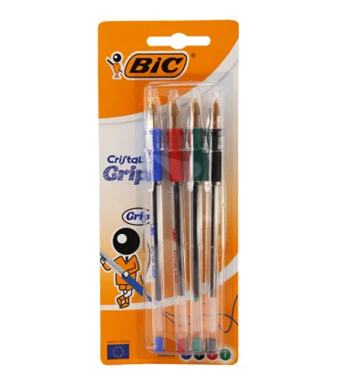 خودکار 1.0 کریستال گریپ 4 رنگ بیک | بیک |3086123004016