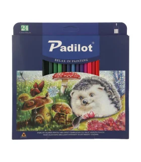 مداد رنگی 24 رنگ جعبه مقوایی پادیلوت کد: F-810224 | پادیلوت |6934508102246