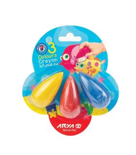 پاستل 3 رنگ دوکی Crayons آریا کد: 2055 | آریا |6268117420553