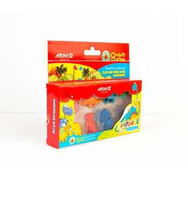 پاستل 8 رنگ دایناسوری آریا کد: 2057 | آریا |6260297120575