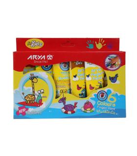 رنگ انگشتی 6 رنگ تیوپی آریا کد: 7015 | آریا |6260297170150