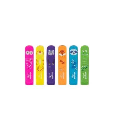 ماژیک هایلایتر 6 رنگ نئونی حیوانات اسکول فنس کد: FA92313 | اسکول فنس |6941288733096