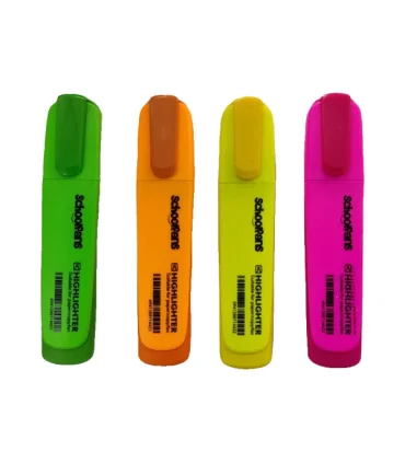 ماژیک هایلایتر 4 عددی اسکول فنس مدل نئون فلو کد: FA92311 | اسکول فنس |5591022300843