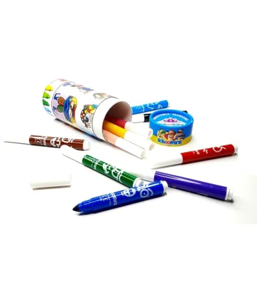 ماژیک 12 رنگ جامبو لوله ای اسکول فنس کد: FA92412 | اسکول فنس |6930491400802