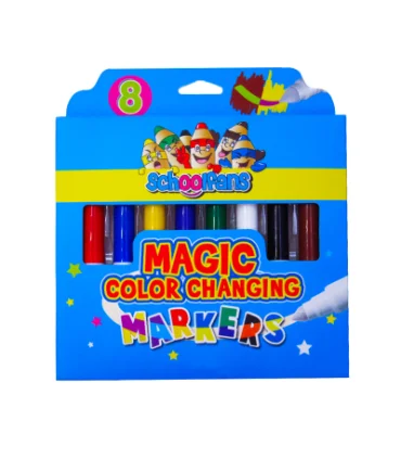 ماژیک 12 رنگ جادویی اسکول فنس کد: FA92406 | اسکول فنس |6930491409423