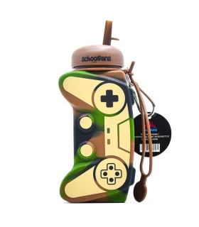 قمقمه سیلیکونی 600 میل دسته پلی استیشن ارتشی اسکول فنس کد: FA9345-1 | اسکول فنس |934512332713