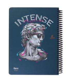 دفتر 100 برگ سیمی جلد سخت رحلی الیپون کد: 245 | الیپون |6261195900405