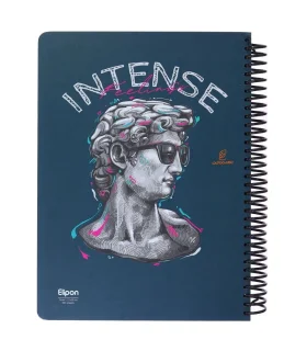 دفتر 100 برگ سیمی جلد سخت رحلی الیپون کد: 245 | الیپون |6261195900405