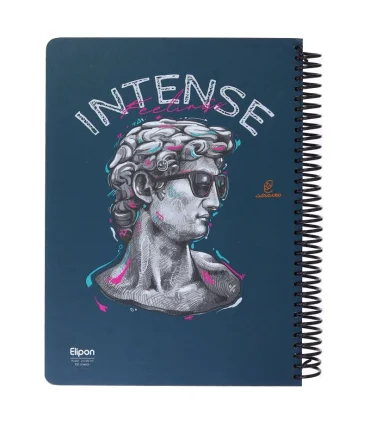 دفتر 100 برگ سیمی جلد سخت رحلی الیپون کد: 245 | الیپون |6261195900405