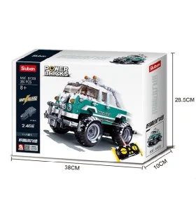 لگو 397 قطعه طرح ماشین سرعتی اسلوبن کد: M38-B1020 | SLUBAN |6938242958909