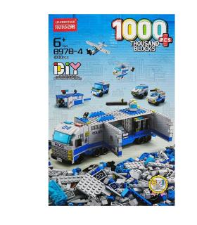 لگو 1000 قطعه 6 در 1 تریلی پلیس کد: 8978-4 | LELEBROTHERS |55001008