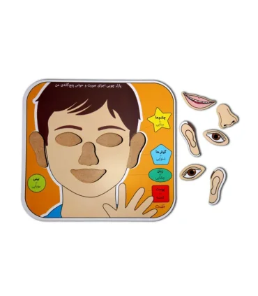 بازی فکری پازل چوبی صورت | |5591022297563