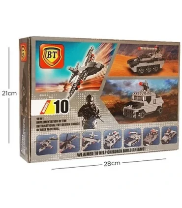 لگو 156 قطعه ارتشی 10 مدل BT کد: 5025 | BT |5591022301644