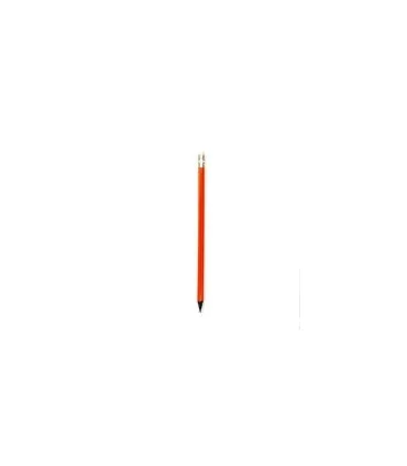 مداد مشکی شش گوش چوب سیاه بدنه رنگی پاکن دار اولوشن بیک | بیک |3086123425804