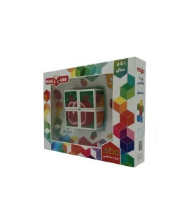 بازی فکری مکعب مگنتی 4 عددی طرح میوه | PLAYMAG |55000127