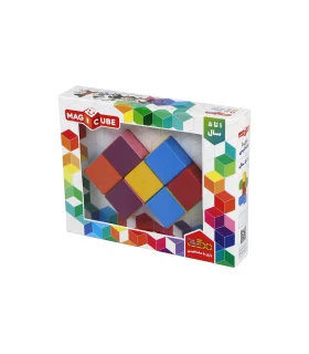 بازی فکری مکعب مگنتی 7 عددی رنگی | PLAYMAG |55000131