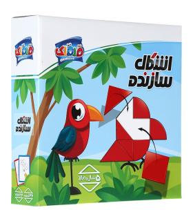 بازی فکری اشکال سازنده 93 قطعه آهنربایی IQ MAGI کینگ مگی | قلقلک |5591022301739