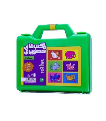 بازی آموزشی مکعب های تصویری کوچک (حیوانات) | بافرزندان |55001248