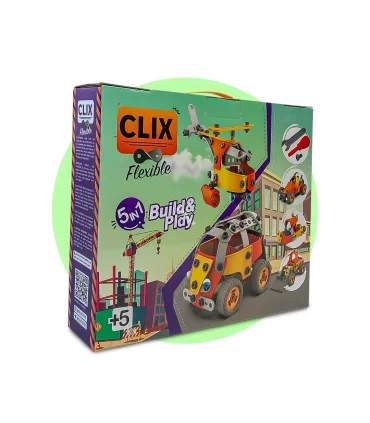 کلیکس وسایل نقلیه 5 مدلی 148 قطعه | کلیکس |5591022301196