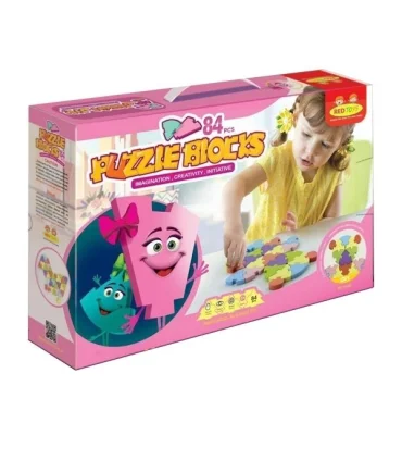 پازل اشکال 84 قطعه صورتی | رد تویز |55000024