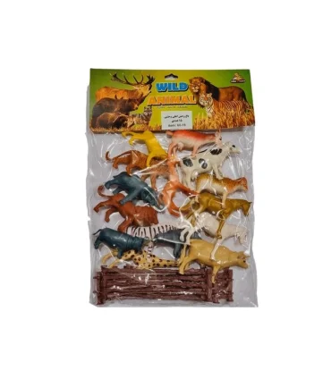 باغ وحش 15 حیوانات وحشی و اهلی NIKI TOYS کد: 60-15 | NIKI TOYS |55001699