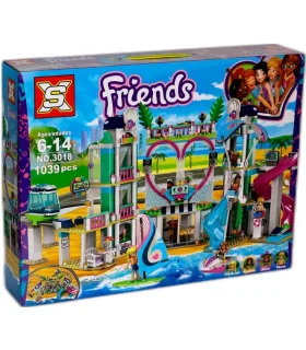 لگو 1039 قطعه طرح دریاچه قلب FRIENDS کد: 3018 | SX |55001503