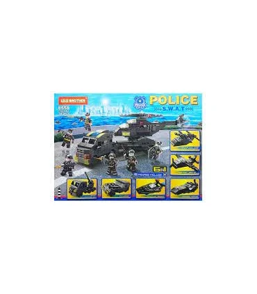لگو 343 قطعه 6 در 1 پلیس اسوات کد: 8550 | LELEBROTHERS |55001009