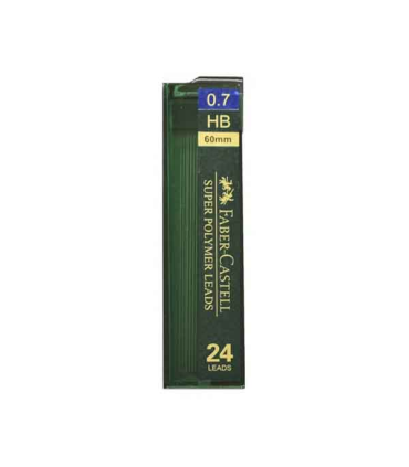مغز اتود 0.7 HB سوپر پلیمر فابرکاستل کد: 124700 | فابرکاستل |6933256633545