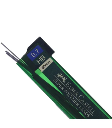 مغز اتود 0.7 HB سوپر پلیمر فابرکاستل کد: 124700 | فابرکاستل |6933256633545