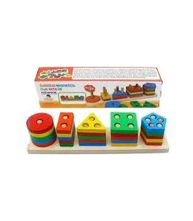 مونته سوری پایه اشکال چوبی 5 ستون | دی بیبی |55002036