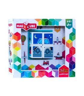مکعب مگنتی 4 عددی طرح وسایل نقلیه | PLAYMAG |55000128