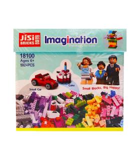 لگو خلاقیت 592 قطعه JiSi کد: 18100 | jisi |5591022300223