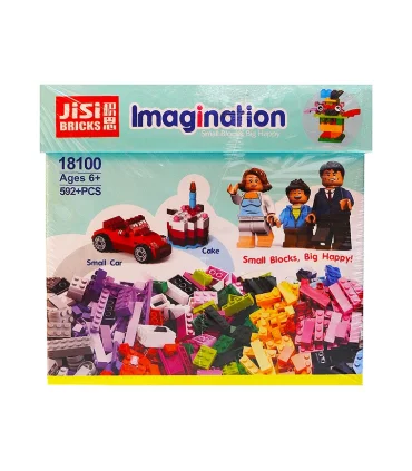 لگو خلاقیت 592 قطعه JiSi کد: 18100 | jisi |5591022300223