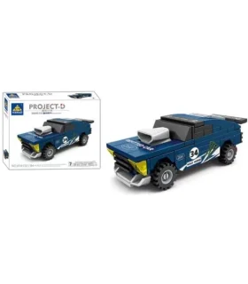 لگو 84 قطعه طرح ماشین مسابقه KAZI کد: (7) KY6133 | KAZI |55001920