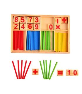 چوب خط و اعداد و علائم ریاضی چوبی پالیزان کد: 213-22 | پالیزان |55001252