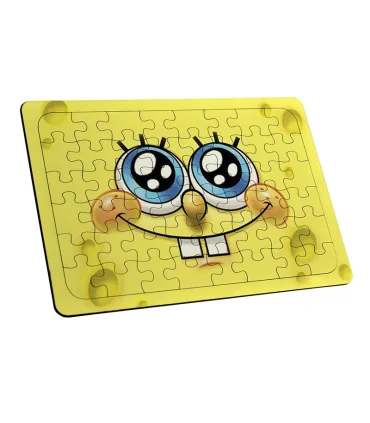 پازل 48 تکه مقوایی طرح باب اسفنجی | راهنمای سفر |5591022302381