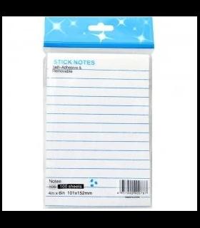 نوت استیک 100 برگ 152×101 خط دار کینگ کد: K9086 | کینگ |5591022301633