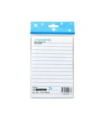 نوت استیک 100 برگ 152×101 خط دار کینگ کد: K9086 | کینگ |5591022301633