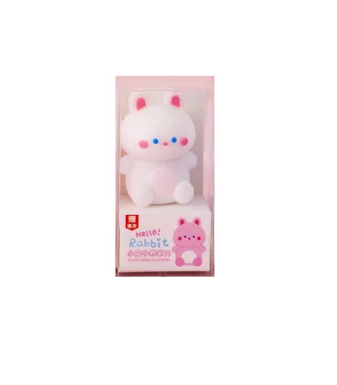 تراش فانتزی سیلیکونی با پاکن طرح خرگوش کد: 3813 | |6938716700607