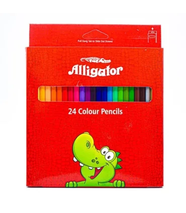 مداد رنگی 24 رنگ جعبه مقوایی سوسمار کد: 32634155 | سوسمار |6260000246936