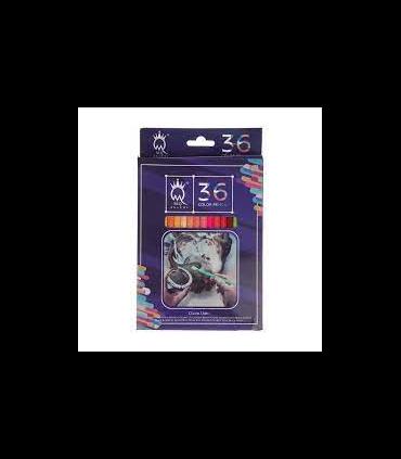 مداد رنگی 36 رنگ جعبه مقوایی ام کیو | MQ |6260000280954