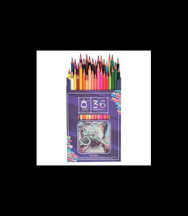 مداد رنگی 36 رنگ جعبه مقوایی ام کیو | MQ |6260000280954