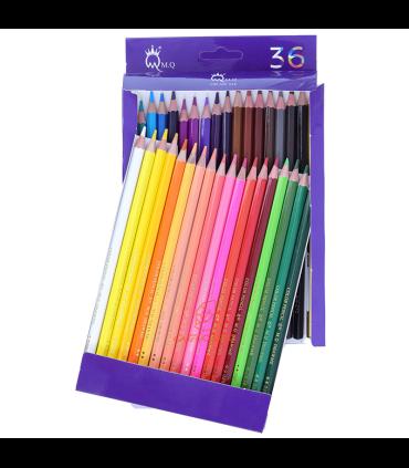 مداد رنگی 36 رنگ جعبه مقوایی ام کیو | MQ |6260000280954