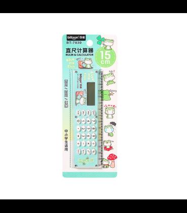 ماشین حساب خط کش طرح گربه کد: BT-7839 | BT |6927477578396