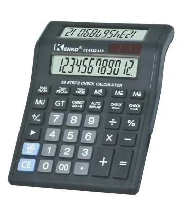 ماشین حساب 2 نمایشگر KENKO کد: CT-8122-120 | |6925625449505