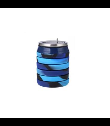 قمقمه سیلیکونی 480 میل تاشو اسکول فنس آبی کد: FA9309-1 | اسکول فنس |55002269