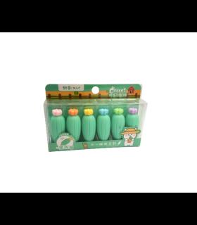 ماژیک هایلایتر 6 عددی طرح کاکتوس کد: XC-016 |  |6971836233150